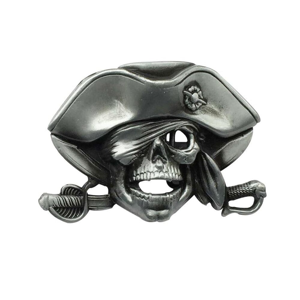 4221 ’s Pirate Element Skull Belt Buckle,Vintage Western Cowboy Belt